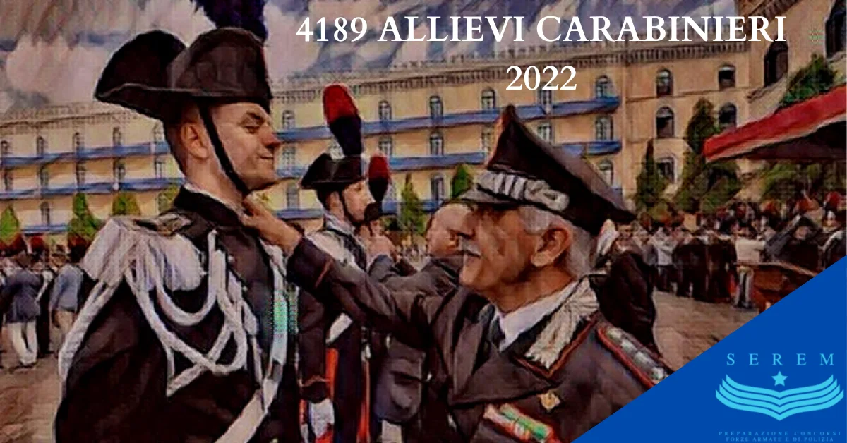 4189 allievi carabinieri 2023 graduatorie