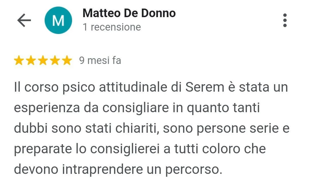 recensione Matteo De Donno